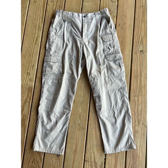 5.11 Tactical Series Khaki Pants. Men's Size 36x32 Style #74273. Duty. Work. - Picture 1 of 6